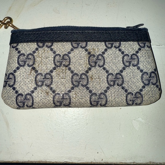 Vintage Gucci 1980’s Coin Purse Keychain-Blue - Picture 7 of 7